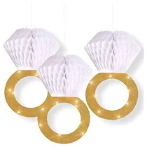 Comprar Pompones De Papel Para Despedida De Soltera Anillo 19cm 3pz
