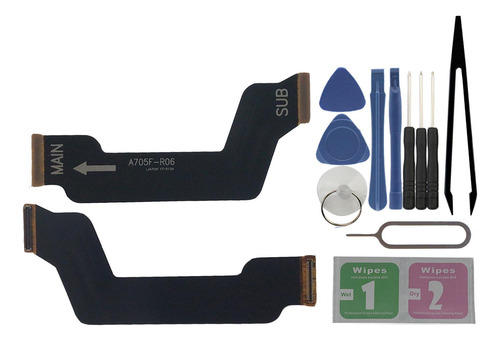 2 Placa Base Flex Cable Conector Pieza De Reparación Con