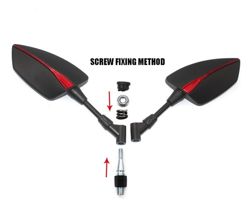 1 Par De Espelhos Retrovisores Para Yamaha Super Tenere1200