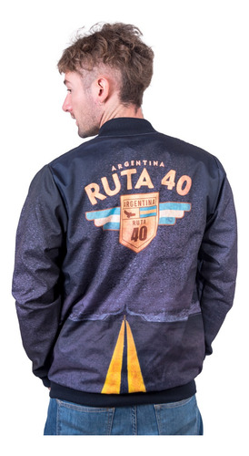Imagen 3 de 5 de Campera Bomber Argentina Ruta 40 Mod 8