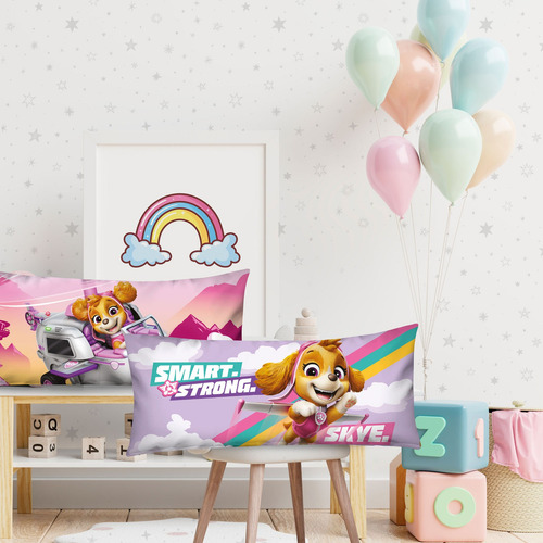 Almohada Súper Jumbo Paw Patrol Smart - Providencia Color Rosa claro
