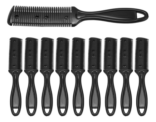 Peine Para Cortar El Pelo, 10 Piezas, Corte, Peinado, Doble