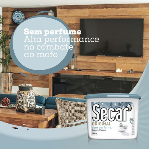 Imagem 5 de 5 de Anti Mofo Secar 180g Sem Perfume Desumidificador Gavetas