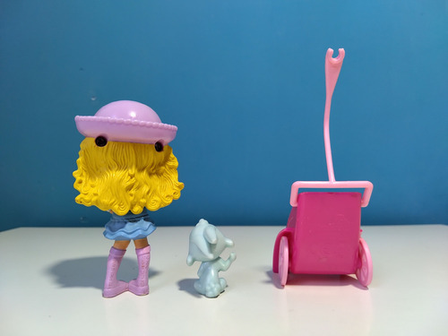 Muñeca Merengue De Limon, Conejo Y Carro (frutillitas)2009 (Usado)
