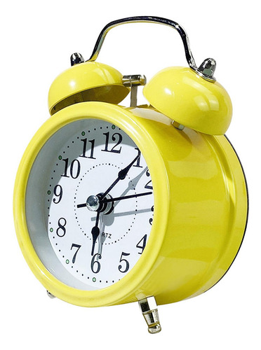 Reloj Despertador Retro Con Esfera Que En La Oscuridad Y Sin