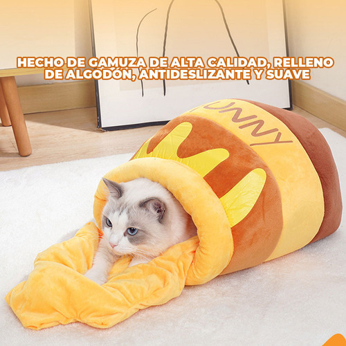 Cama Mascota Pequeña Original Cálida Comoda Perro Gato