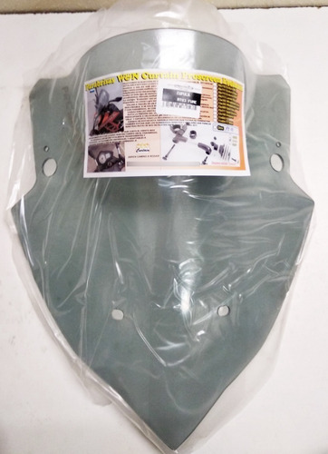 Imagen 3 de 5 de Parabrisas Moto Yamaha Mt 03 + Soportes Gratis Color Negro