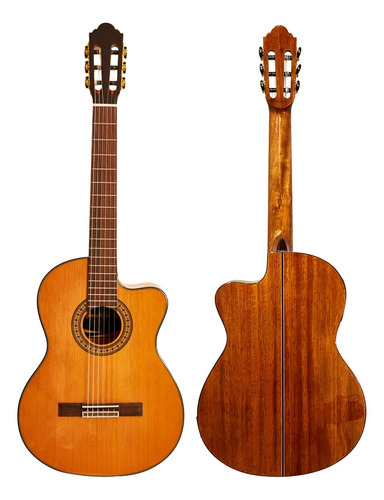 Guitarra Electrocriolla Rómulo García H-800 Ceq Tapa Solida