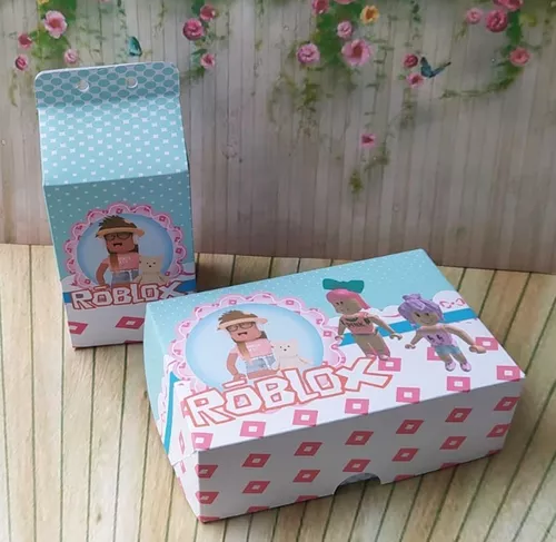 Kit Festa Roblox Meninas 30 Unidades (tubete, Lata E Caixa)