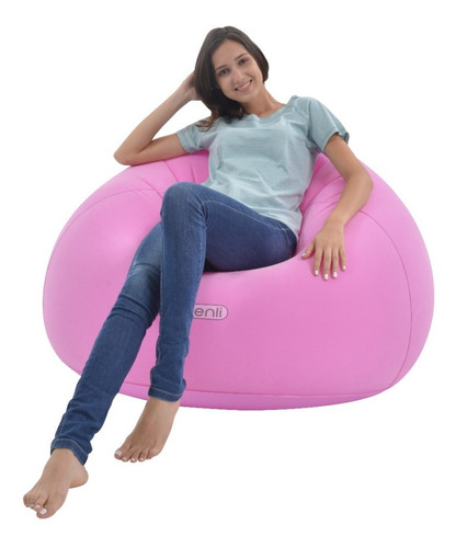 Imagen 2 de 3 de Puff Sillón Inflable Milan Design Avenli