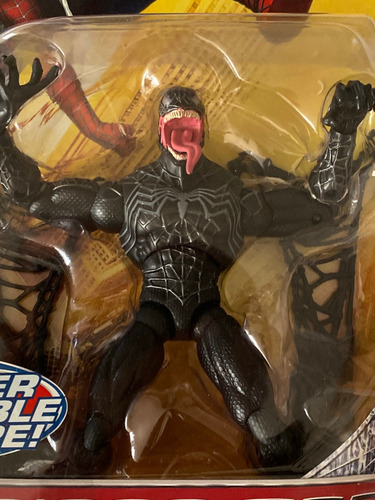Sam Raimi Movie Venom Super Poseable Spiderman Classics 2007 (Usado)