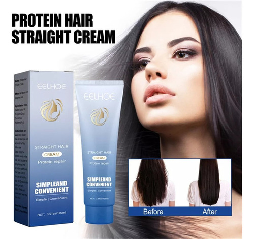 Crema Para Alisar El Cabello Tanto Para Hombres Como Para Mu