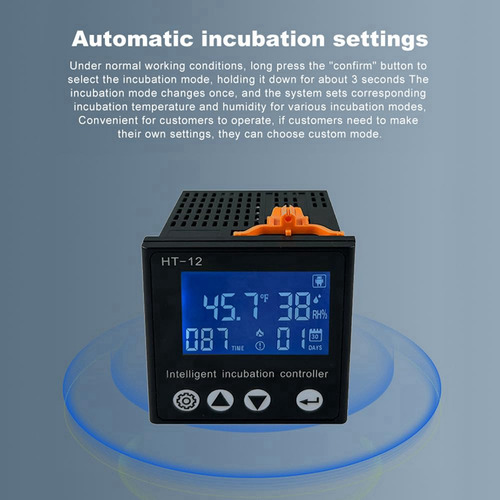 Controlador De Temperatura Y Humedad Con Pantalla Lcd Ht-12