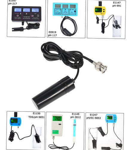 Ml Sonda De Eletrodo De Substituição Ph Bnc Aquário