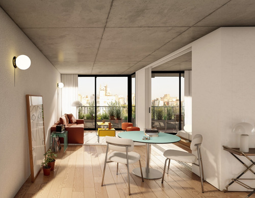 Venta Apartamento Monoambiente Con Terraza En Punta Carretas