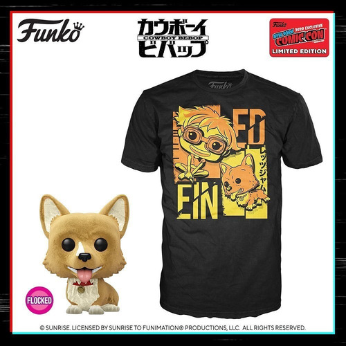 Cowboy Bebop Pop And Tee Talla S Chica Funko