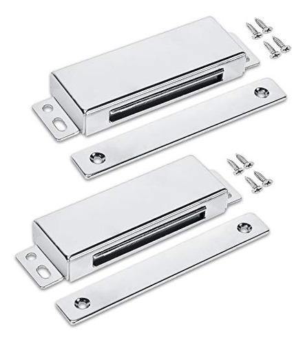 Imán De Acero Inoxidable Resistente De 114 Lbs Para Puertas