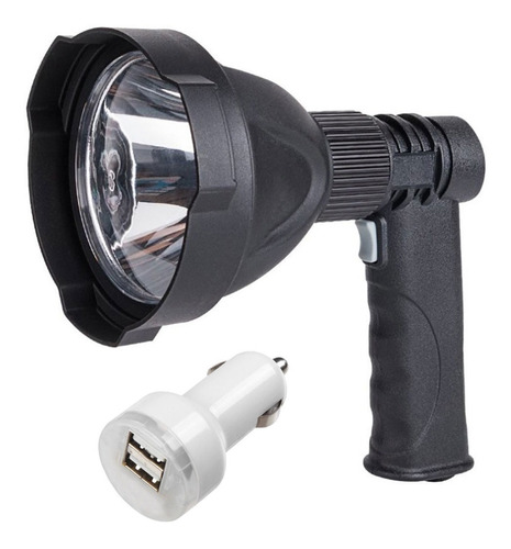 Busca Huella Reflector Led Recargable + Adaptador Usb Auto