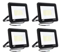 Comprar 4 Pzs Reflector Led 150w Slim Ip66 Exterior Alta Potencia Reflector Luz Led Para Exteriores 150 Watts Ultra Delgado Slim Ip66 Para Exterior Alta Potencia Color Negro Marca Dosyu