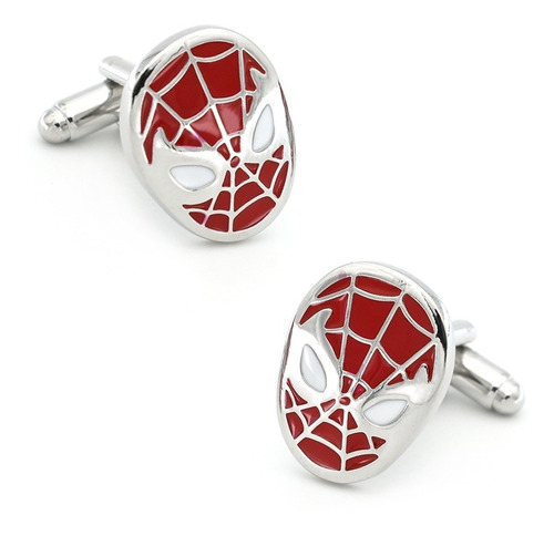 Set Colleras (gemelos) Spider Man 100% Acero