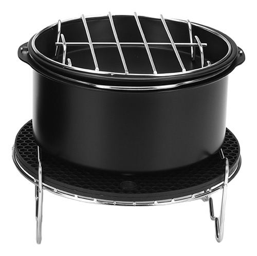 6 Polegadas Fritadeira Ar Acessórios Bandeja De Pizza Grill