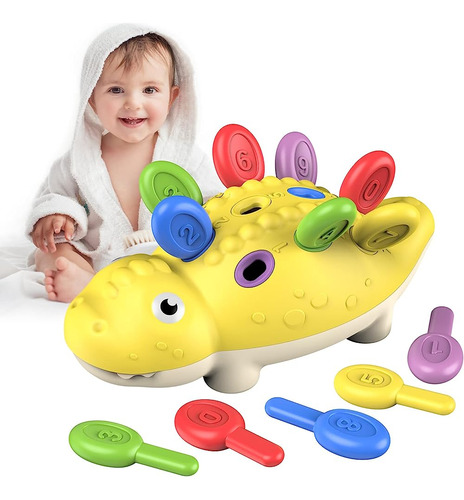 Dfgee Baby Montessori Toys Juegos De Dinosaurios Niño Pequeñ