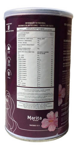 Colágeno Em Pó Pele Firme Top Marita Hidrolisado Hibisco