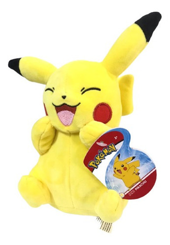 Imagem 1 de 4 de Pelúcia Pokémon - Pikachu 20cm - Wct - Sunny Licenciada