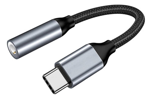 Adaptador Tipo C Para Audifono Jack 3.5mm Premium Audio