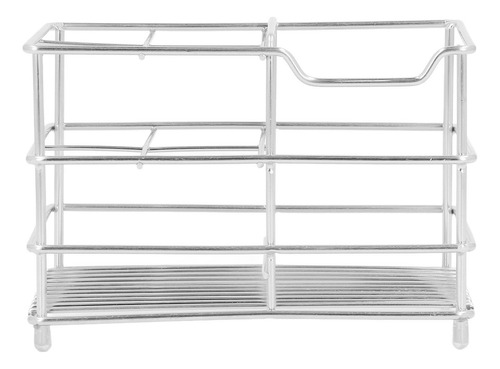 Soporte Multiusos Para Cepillos De Dientes De Acero Inoxidab