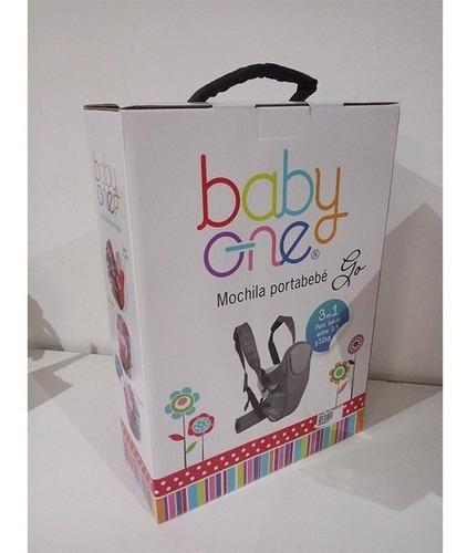 Imagen 2 de 2 de Baby One Mochila C/apoya Cabeza Gris Bomo-004