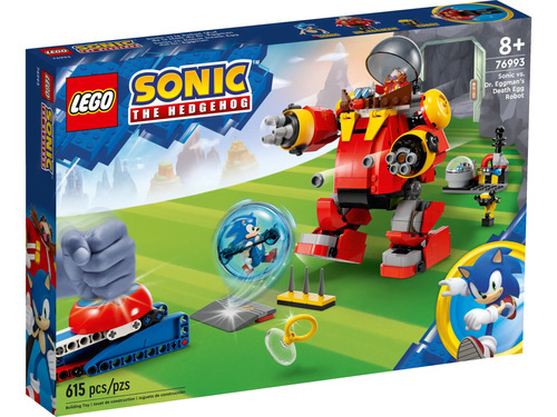 Lego Sonic Vs. Robot Death Egg Del Dr. Eggman 76993 - 615 Pz