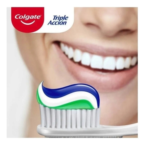 Colgate Triple Acción Crema Dental Anticaries 4pz De 150ml