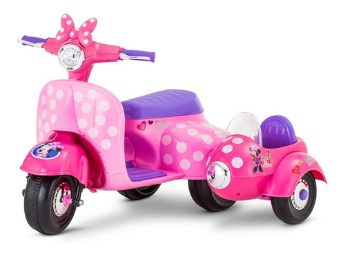 Moto Scooter Minnie Mouse Happy Helpers 6 Volt Sidecar