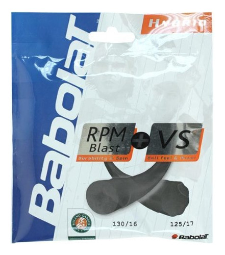 Babolat Combo Pack Cuerda Tenis Rpm Blast 17 Plus Vs 16