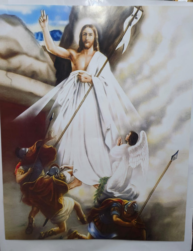 Poster Decorativo Viacrucis 5 Juegos 40x50