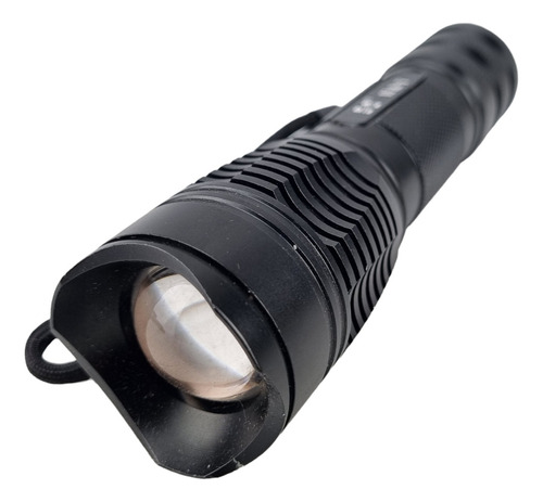 Lanterna Tática Recarregável Hy-e09a Com Led Alta Potência