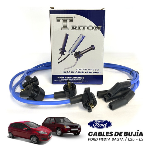 Cables De Bujias Ford Fiesta Balita 1.25 / 1.3