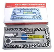 Comprar Set De Herramientas De 40 Piezas  De Dados Manuales