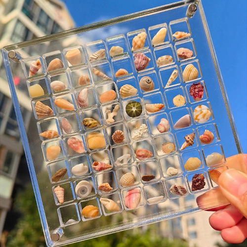 D Caja De Almacenamiento Magnética Acrílica Con Forma De