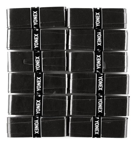Tennis Racket Overgrip Yonex Super Grap 12-pack Black