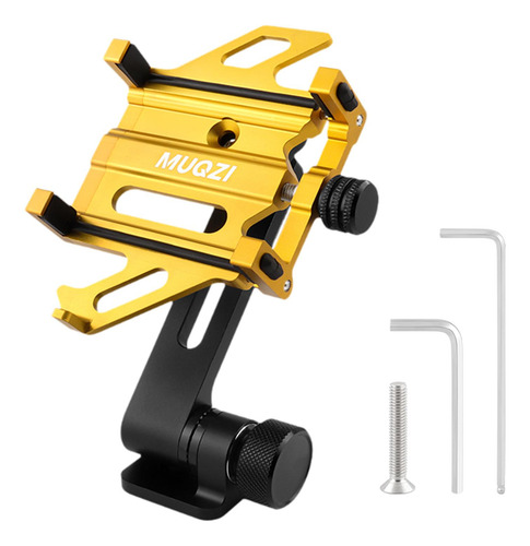 Soporte Para Teléfono De Bicicleta, Sujeción Universal Oro
