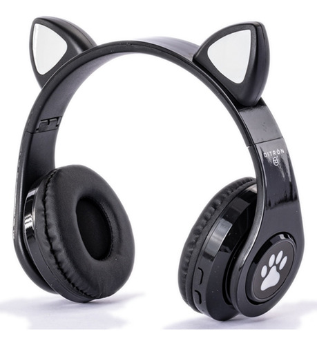 Auricular Inalámbrico Orejas De Gato Bluetooth Manos Libres