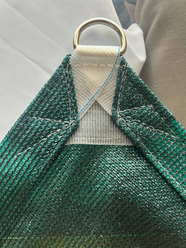 Malla Sombra Rashel 90% 8x10 Reforzada Lista Para Colocar Verde