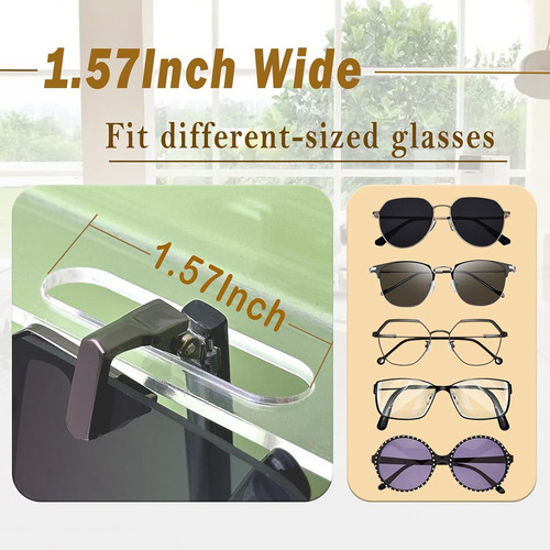 Expositor De Gafas De Acrílico Transparente Para Pared X0sun