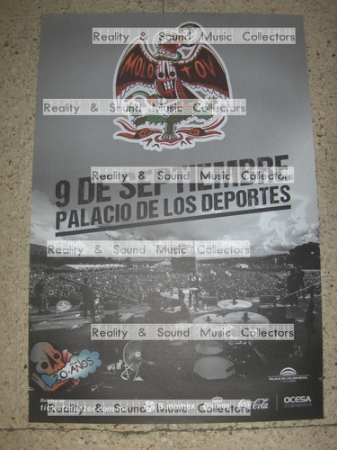 Molotov Poster 20 Años Palacio De Los Deportes De Coleccion