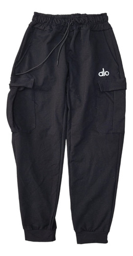 Jogger Pans Cargo Deportivo Aloo Yogaa Táctico Rojo Negro