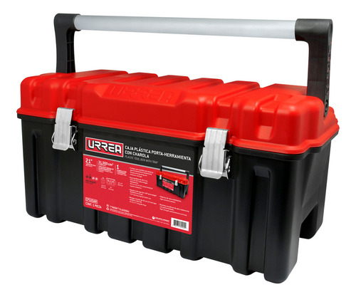 Caja Plástica Portaherramientas Tapa Roja Urrea