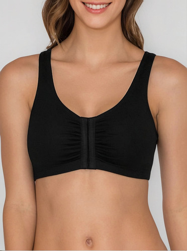 A Sosten Deportivo Fruit Of The Loom Para Mujer Con Cierre