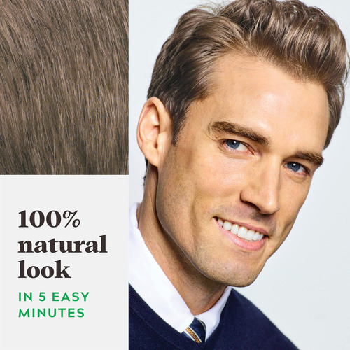 Cor De Cabelo Apenas Para Homens Shampoo-in Color Ash Brown